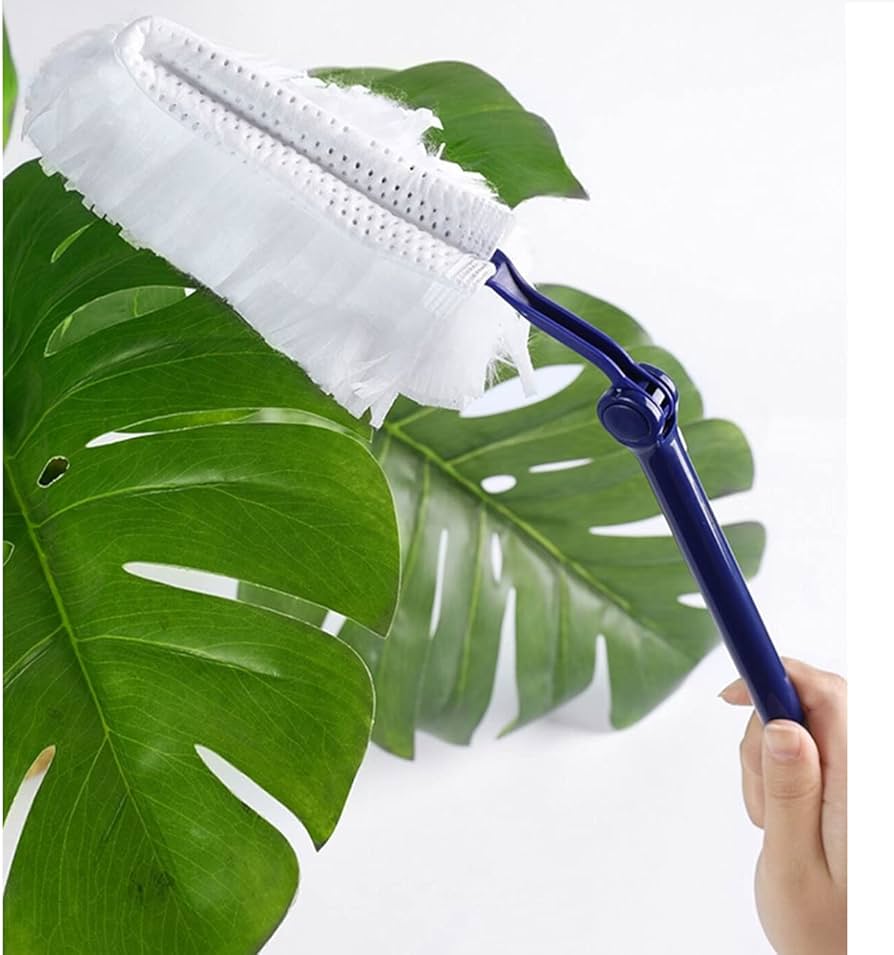 Dusting Brush With Disposable Electrostatic Absorbent, Disposable Dusters With Replace Heads Refills, Microfibre Duster Brush, Car Dust Brush