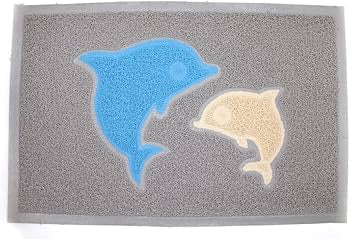 Dolphin And Footprint Doormats, Cute Waterproof Doormats, Marine Steps Doormats