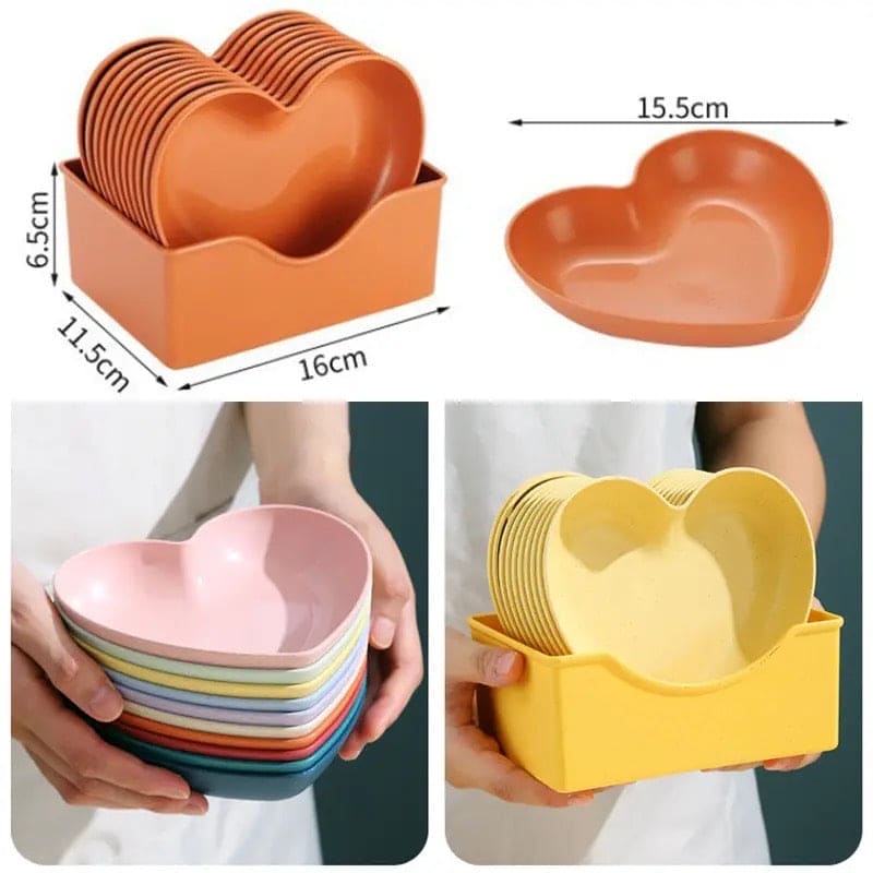 Plastic Plates With Stand, Multi-function Spit Bone Dish, Round Square Set Dining Table Plates, Household Kitchen Tableware Serving Table Plates, Fruit Snack Dish Plate, Reusable Food Serving Dishes With Rack