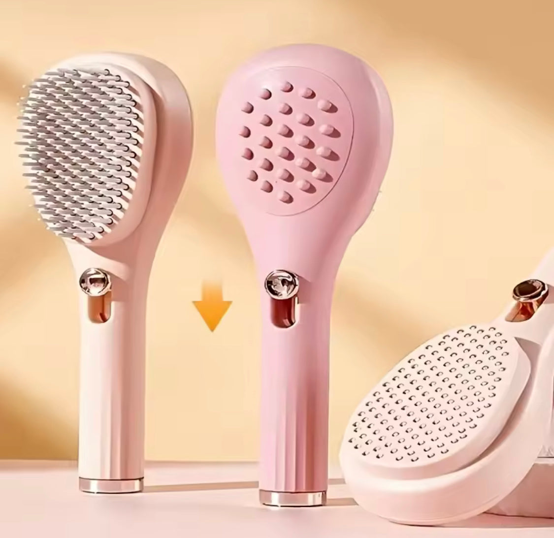 Portable Telescopic Magic Comb, Hair Comb Magic Hair Brush, Self Cleaning Scalp Massage Comb, Women Salon Styling Tool