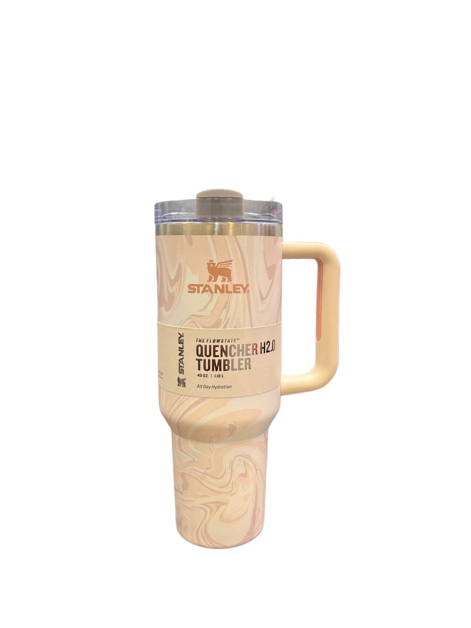 40oz Tumbler With Handle Straw, Stainless Steel Thermal Iced Travel Cup, Tumbler With Handle Lid Straw, Travel Car Mug