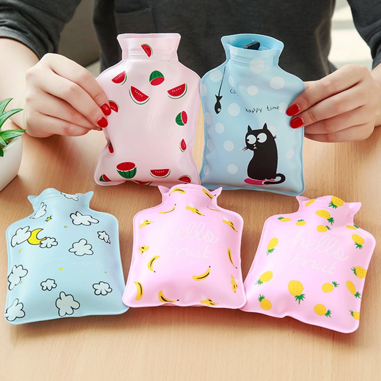 Cartoon Hot Water Bottle, Water Injection Storage Bag, Portable Hot Water Bag