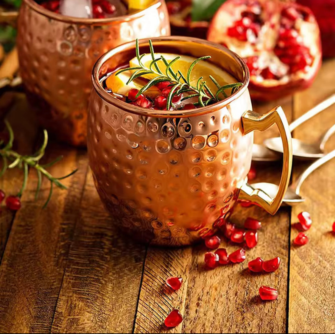 Stainless Steel Cocktails Cup, Russian Style Beverage Cup, Drinkware Party Cup