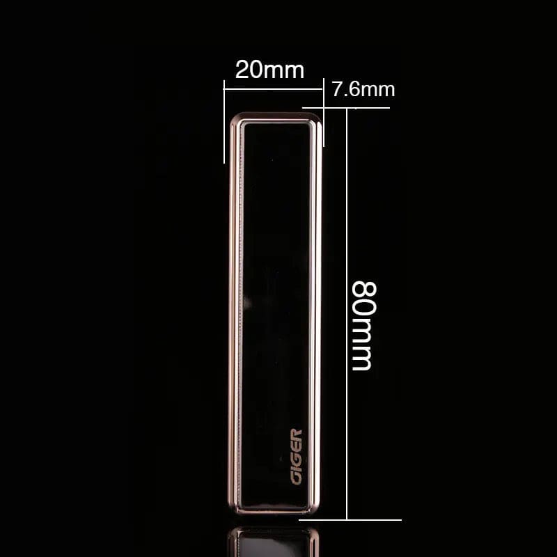 Ultra Thin Rechargeable USB Lighter, Flameless Metal Lighter, Filament Windproof Electronic Cigarette Lighter, USB Chargeable Lighter