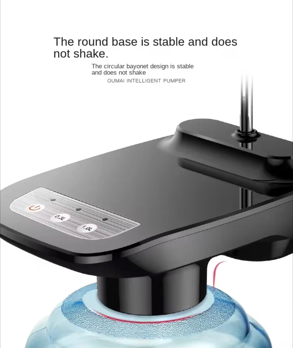 Rotatable Automatic Electric Bottle Pump, USB Operated Portable Water Dispenser Pump, Automatic Drinking Water Pump