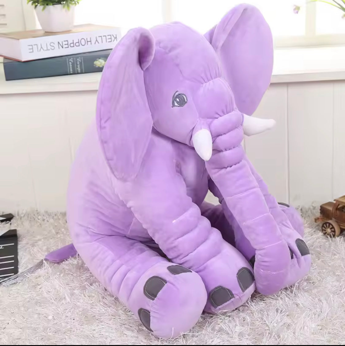 Elephant Design Plush Toy, Elephant Grinding Teeth Toy, Kids Elephant Huggable Pillow, Elephant Design Stuffed Toy