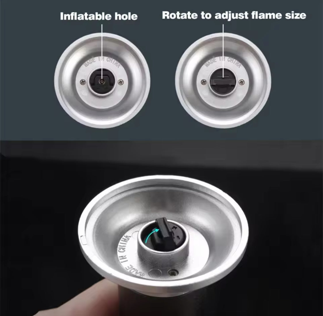 Kitchen Windproof Gas Lighter, Refillable Adjustable Flame Lighter, Jet Flame Lighter, Adjustable Flame Lighter With Torch