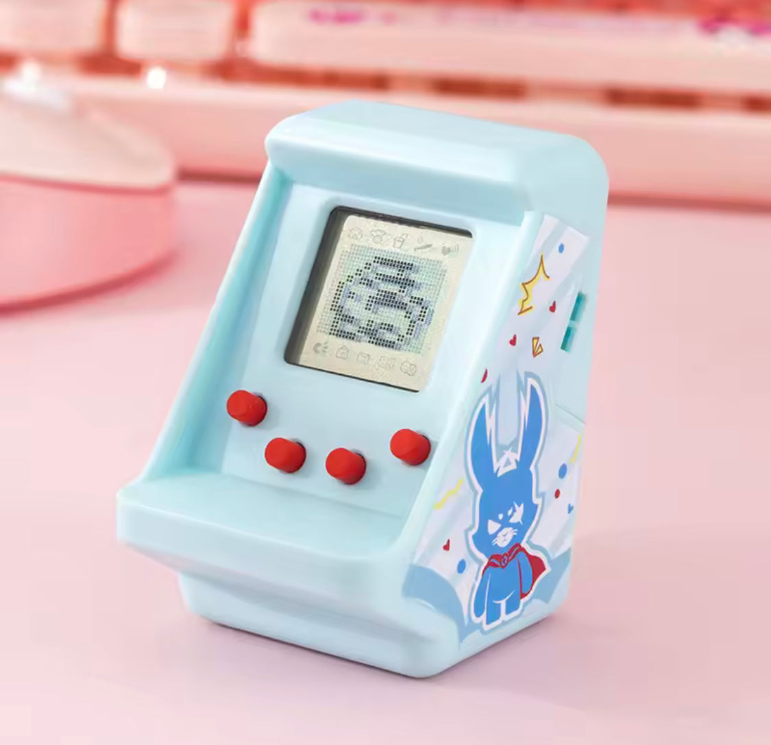 Handheld Mini Tetris Game Console Keychain, Digital Pet Game Toy Keychain, Nostalgic Game Machine for Kids