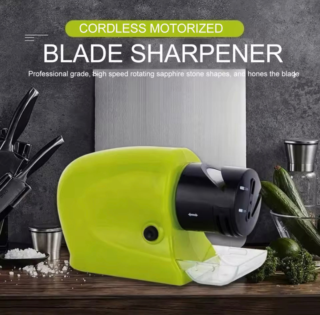 4 In 1 Knife Sharpener, Multi Tool Knives Sharpening Machine, Adjustable Kitchen Knives Sharpener, Kitchen Cutter Sharpener