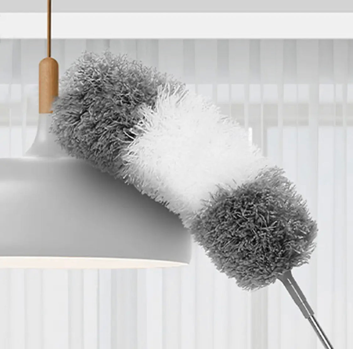 Telescopic Cleaning Duster Brush, Bendable Dust Cleaning Brush, Microf ...