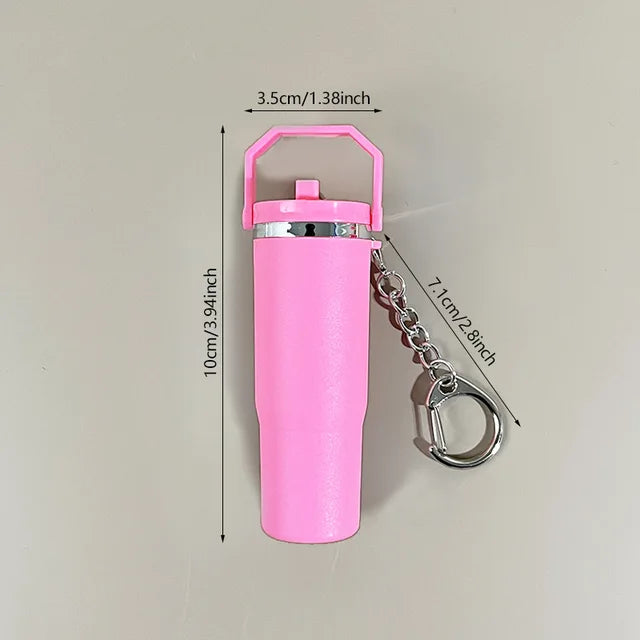 New Mini Stanley Keychain, Colorful Mini Tumbler Keychain, Tumbler Keychain For Handbag