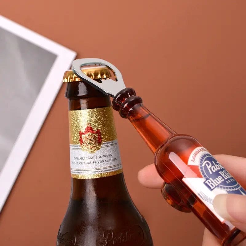 Mini Bottle Opener, Magnetic Fridge Bottle Opener, Mini Home Beverage Bottle Opener, Refrigerator Magnetic Tape Driver, Creative Bottle Opener Wine, Fridge bottle opener Refrigerator Magnets