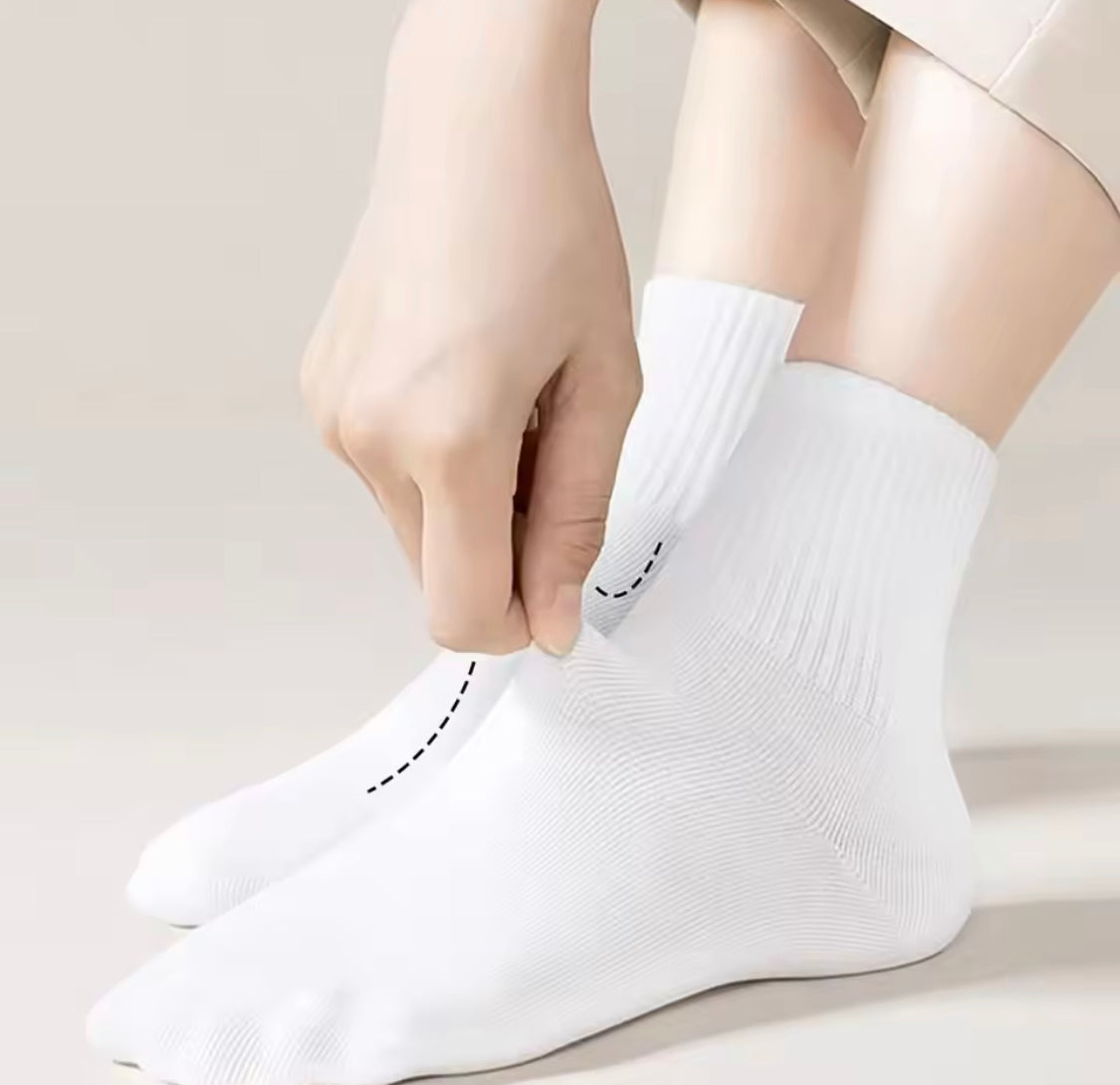 Disposable Travel Cottons Socks, Portable Compression Breathable Cotton Socks, Compressed Socks for Travel