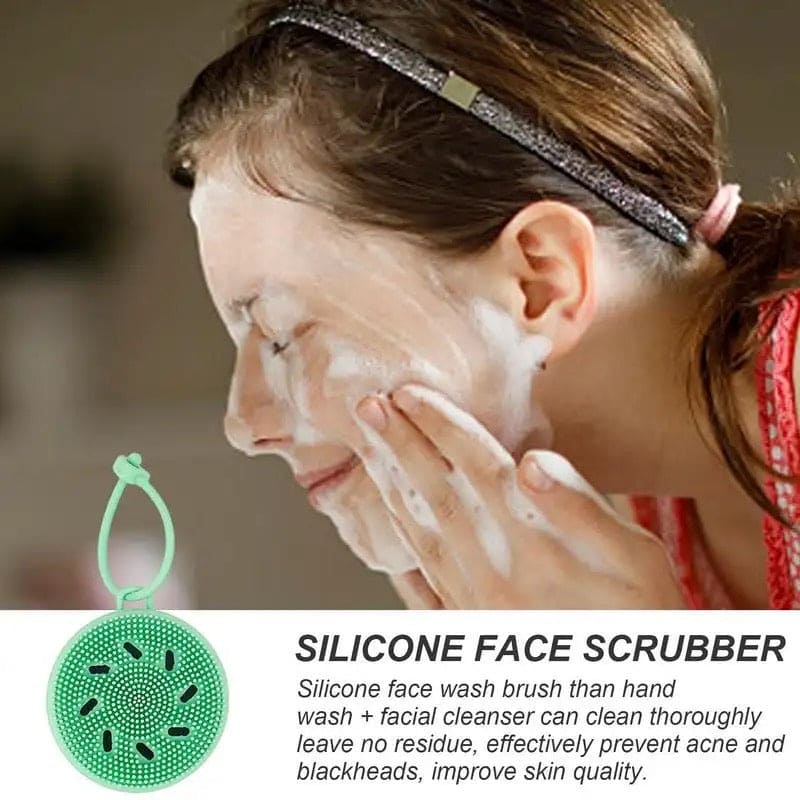 Macaron Face Scrubbing Brush, Manual Silicon Face Wash Scrub, Exfoliating Cleaning Pad, Face Wash Scrub Cleanser, Skin Care Beauty Tools, Multifunctional Face Wash Massage Brush