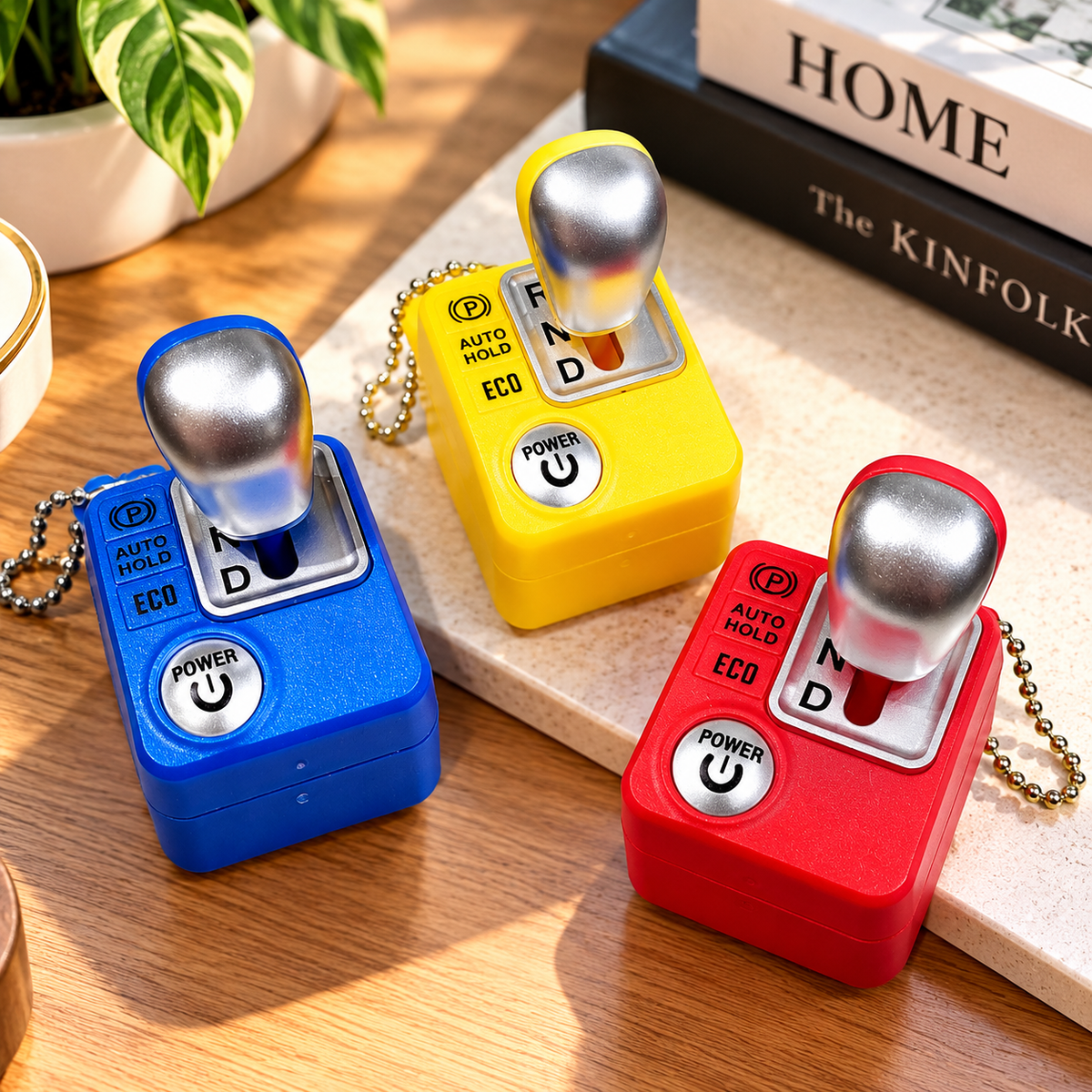 Mini Car Gear Shift Keychain, Manual Gear Shifter Fidget Toy,     Car Lover Gear Shift Keychain, Mini Racing Gear Shifter