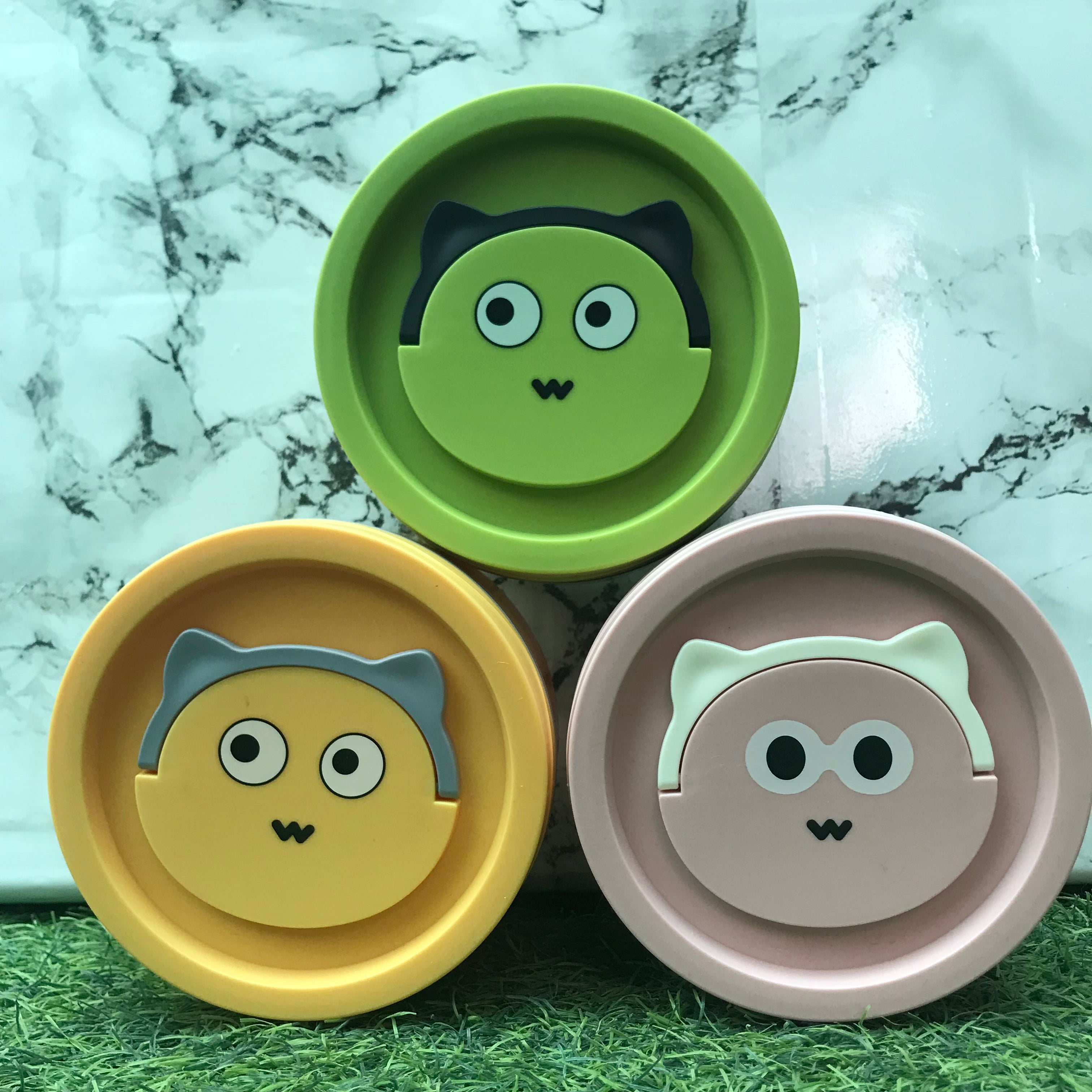 Creative Cat Lunch Box, Cute Lunch Container, Food Grade Plastic Lunch Box, Portable Hermetic Bento Box, Plastic Bento Box with Lid, Kids School Lunch Box, Snack Food Storage Container