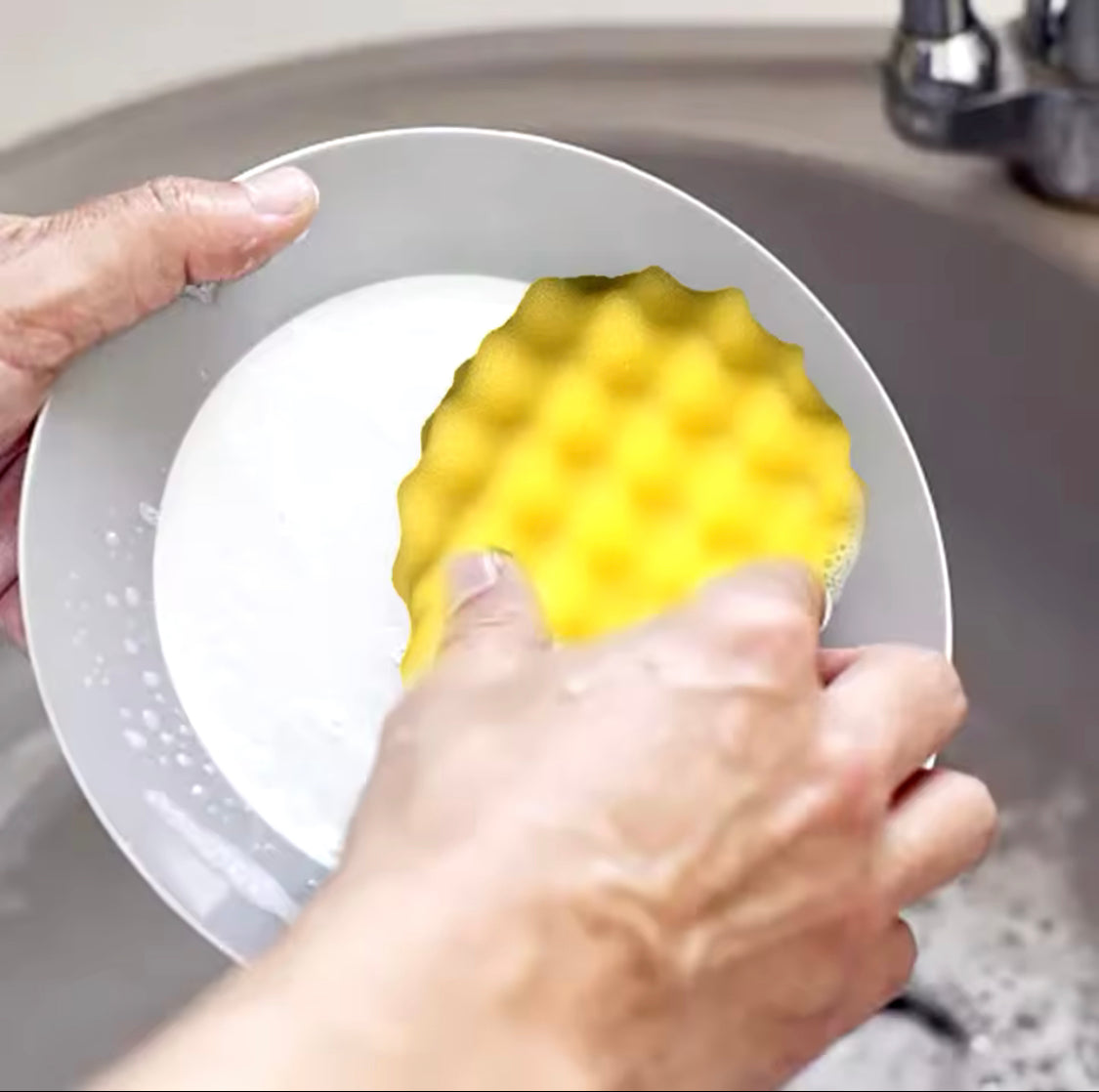 Pineapple Shape Sponge, Kitchen Cleaning Dishcloths, Fruit Shape Thickening Sponge Scouring Pad