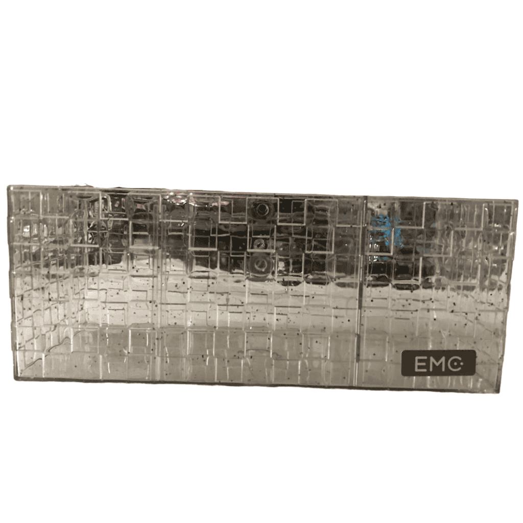 Acrylic Sparkling Tissue Holder, 2 Compartment Tissue Box, Transparent Handkerchief Box, Tissue Box with Storage, Spring Napkin Box Paper Case