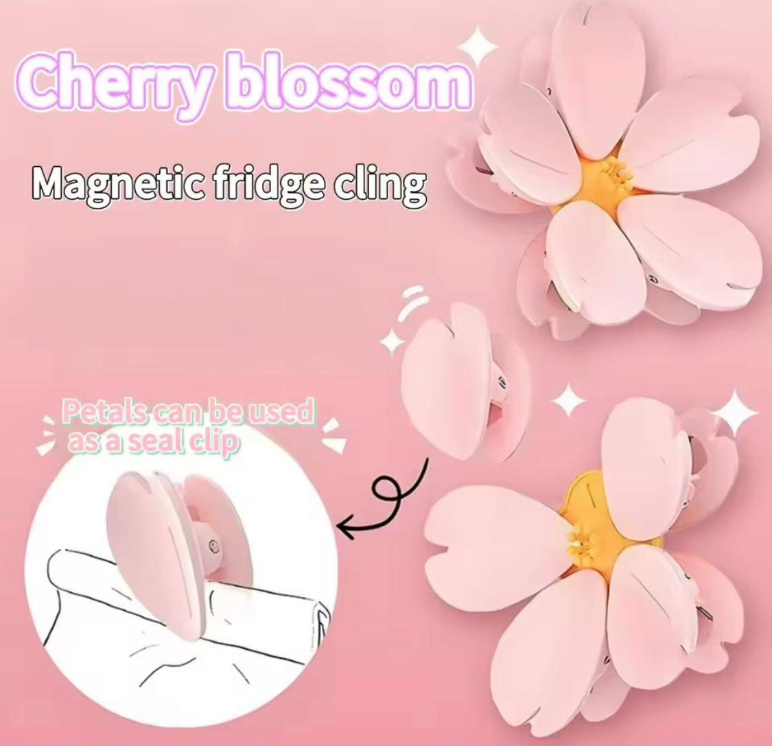 Flower Shape Food Bag Sealing Clip, Cute Floral Food Bag Clip, Floral Snack Bag Sealing Clip, Mini Flower Bag Closure Clip