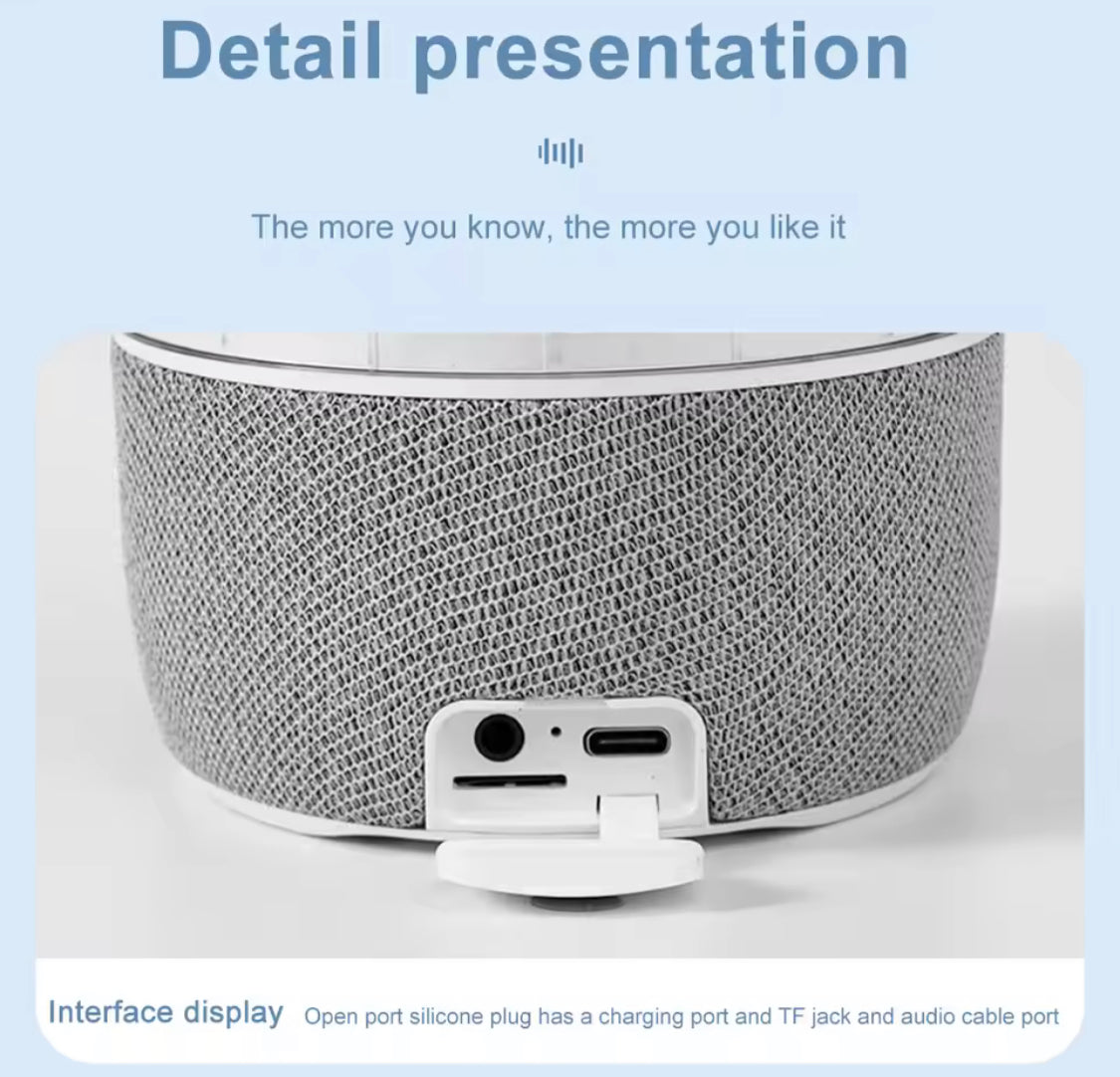 Colorful Jellyfish Lamp With Bluetooth Speaker, Floating Jellyfish Speaker, Portable Bluetooth Speaker