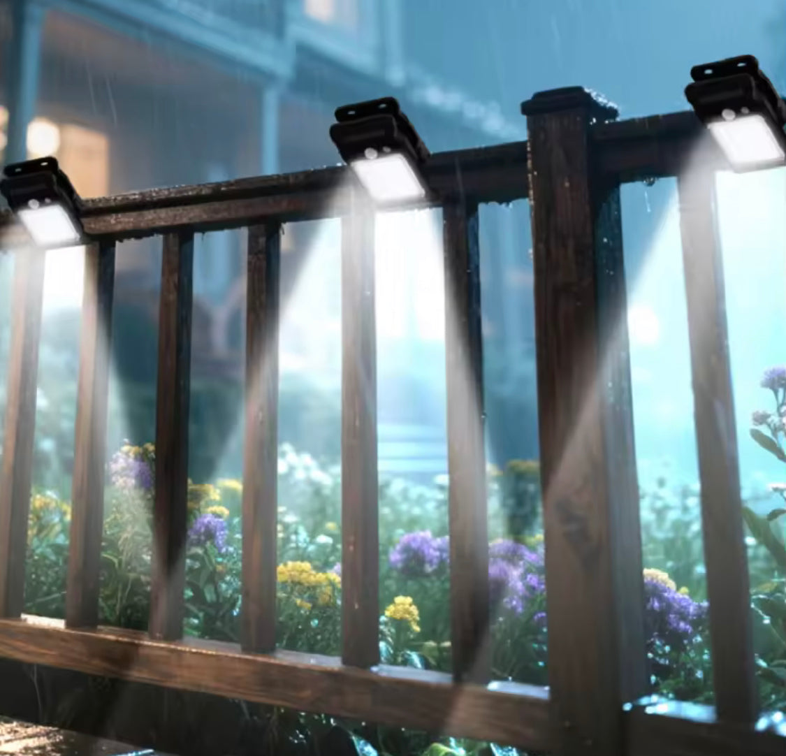 Outdoor Solar Clip Light, Waterproof Garden Solar Lights, Outdoor Solar Clip Lights