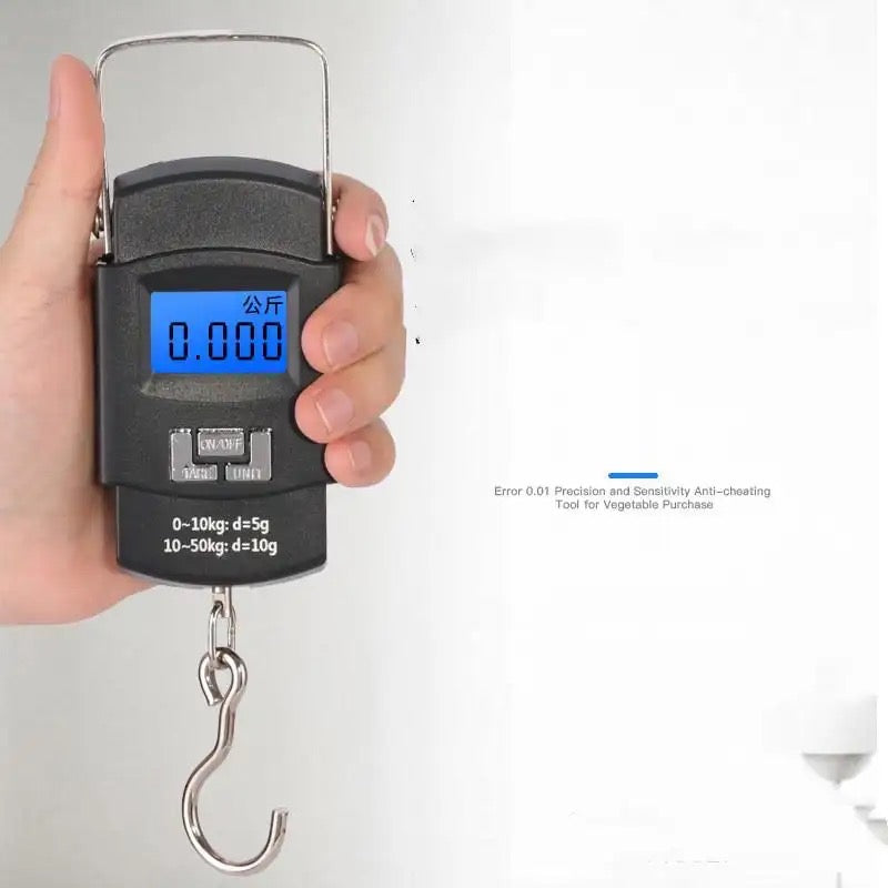 Pocket Digital Hanging Scale, Electronic Led Weighing Scale, Fish Weighing Scales, Precision Digital Scale, Multifunctional Luggage Hanging Hook Scales