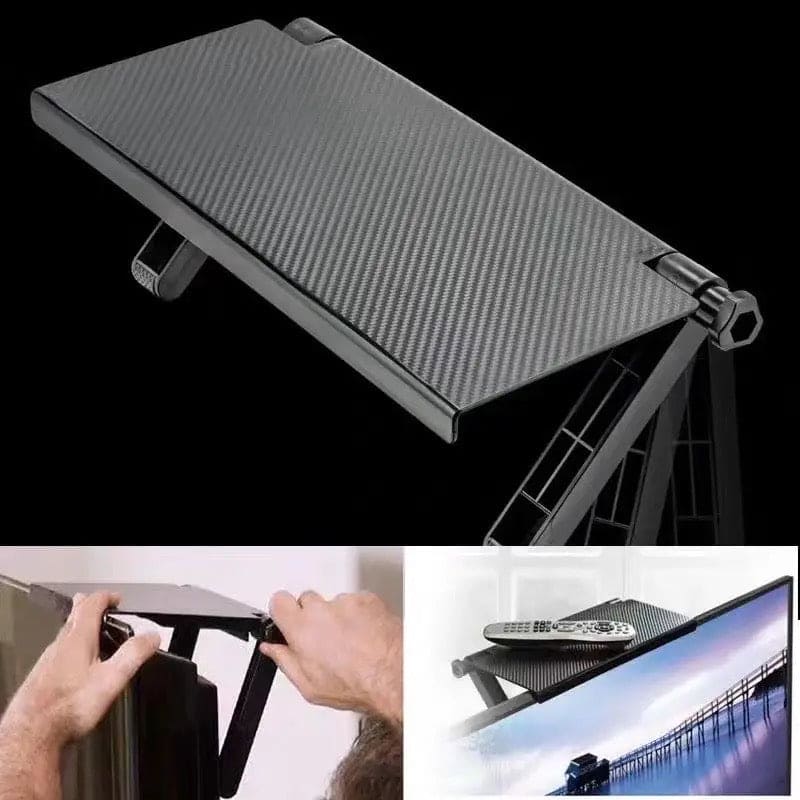 LED Screen Top Shelf, Computer Monitor Riser Desktop Stand, TV Screen ...