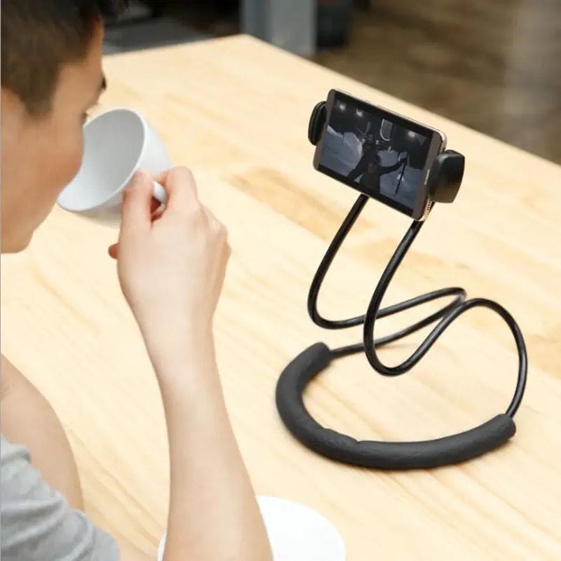 Lazy Neck Mobile Holder, Flexible Mobile Phone Holder, 360 Degree Adjustable Hanging Bendable Lazy Holder, Multifunction Universal Long Arm Bracket, Universal Cell Phone Hanging Stand, Adjustable 360 Degree Phones Holder Stand