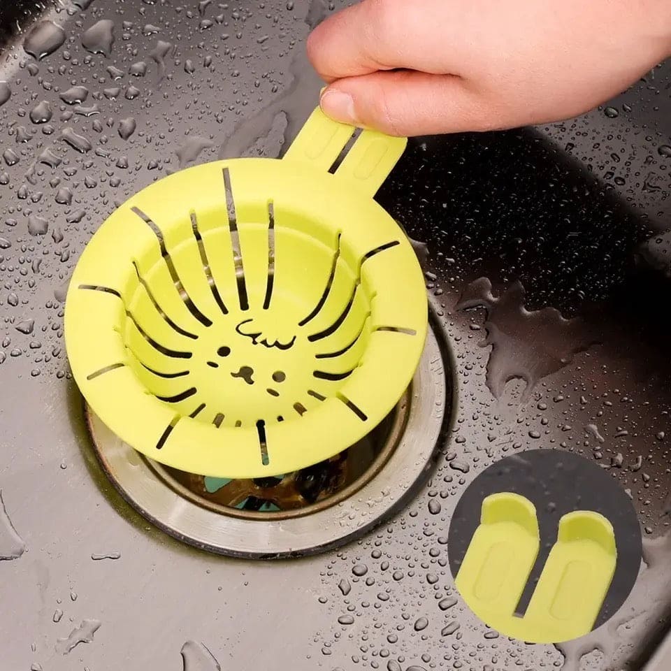 Rabbit Sink Drain Basket, Cartoon Cute Rabbit Sink Strainer, Kitchen Sink Food Catcher, Bathroom Floor Drains Hair Catcher, Multifunctional Creative Home Tool, Anti-odor Sink Drainage Basket, Portable Drainage Sink Strainer