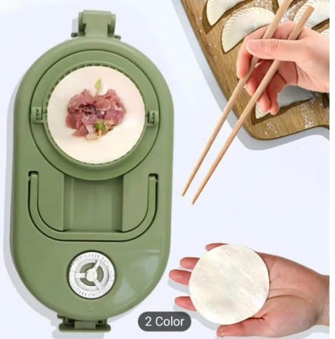 Multifunctional Dumpling Maker, Manual Dough Press Mold, Plastic Dumpling Storage Box