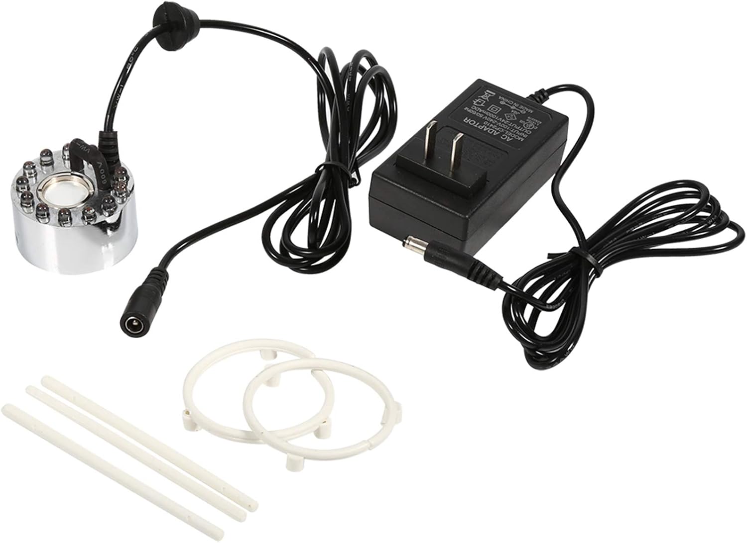 Ultrasonic Mist Maker Air Humidifier, Electric Fountain Pool Atomizer Humidifier, Color Changing Ultrasonic Mist Maker