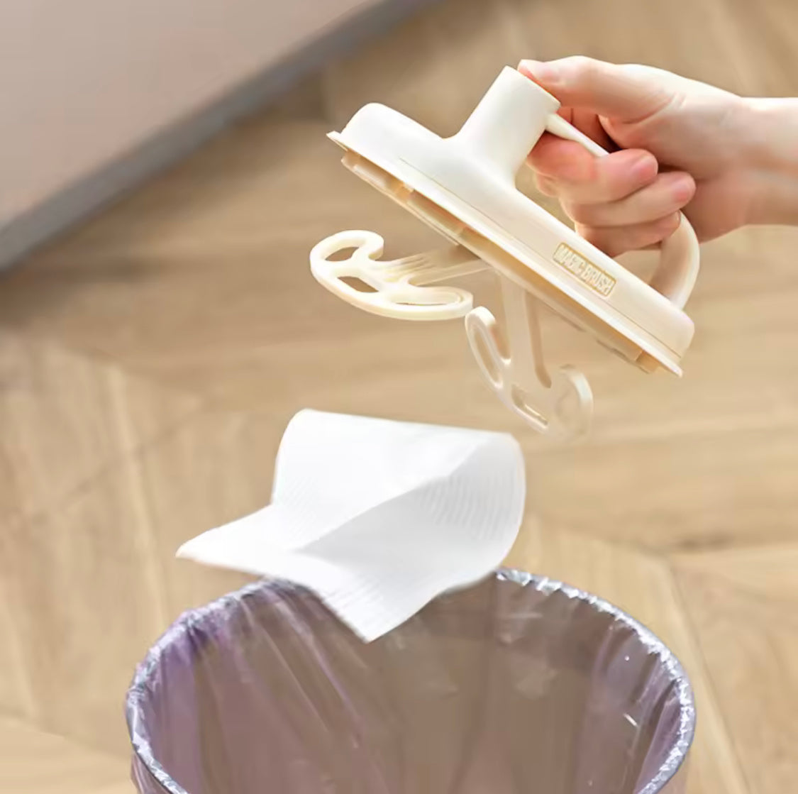 Magic Wipe Kitchen Cleaner,  Smart Cleaner With Microfiber Cloths, Multi Surface Cleaning Brush, Absorb Wiper With Disposable Cloth