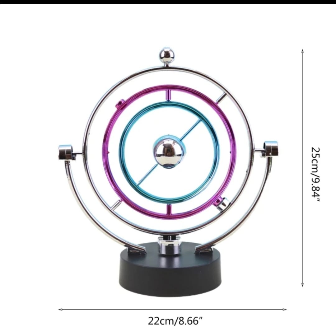 Colour Desktop Orbital, Table Decor Orbital Revolving Gadget, Ball Magnetic Galaxy Art Desktop Orbital