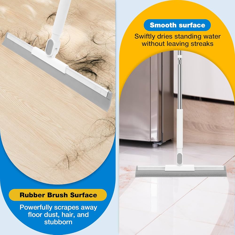 Magic Broom Bathroom Silicone Wiper, Window Washing Glass Scrapper, Household Cleaning Tools