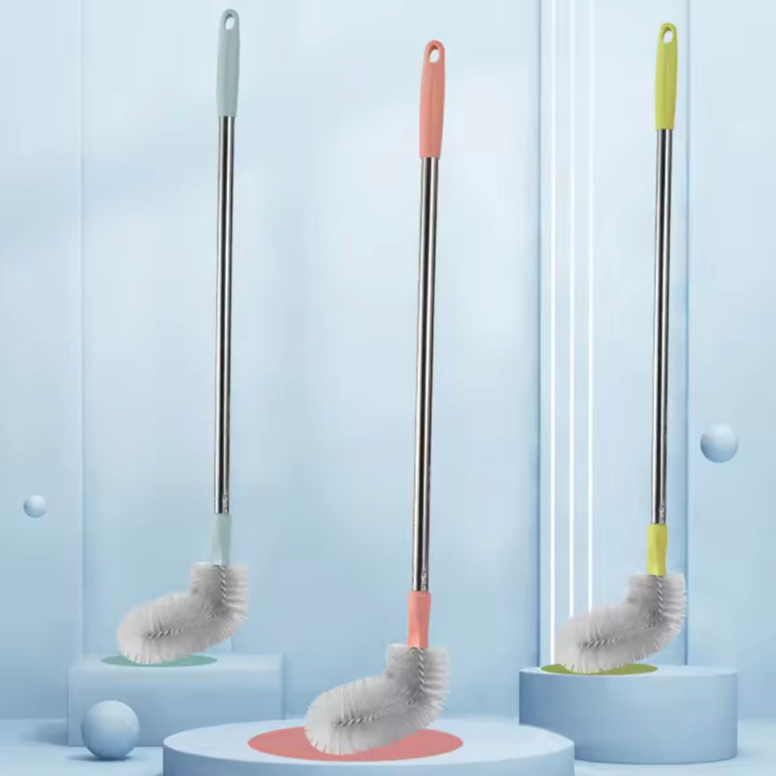 Water Dispenser Cleaning Brush, Household Bucket Washing Brush, Washing Brush With Stainless Steel Rod