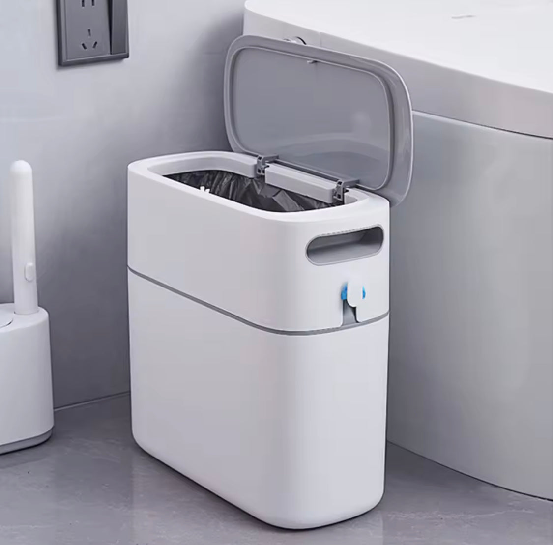 8L Smart Automatic Waste Bin, Smart Space Saving Kitchen Bin, Slim Automatic Trash Bin, Multi Purpose Smart Dustbin, Space Saving Kitchen Bin