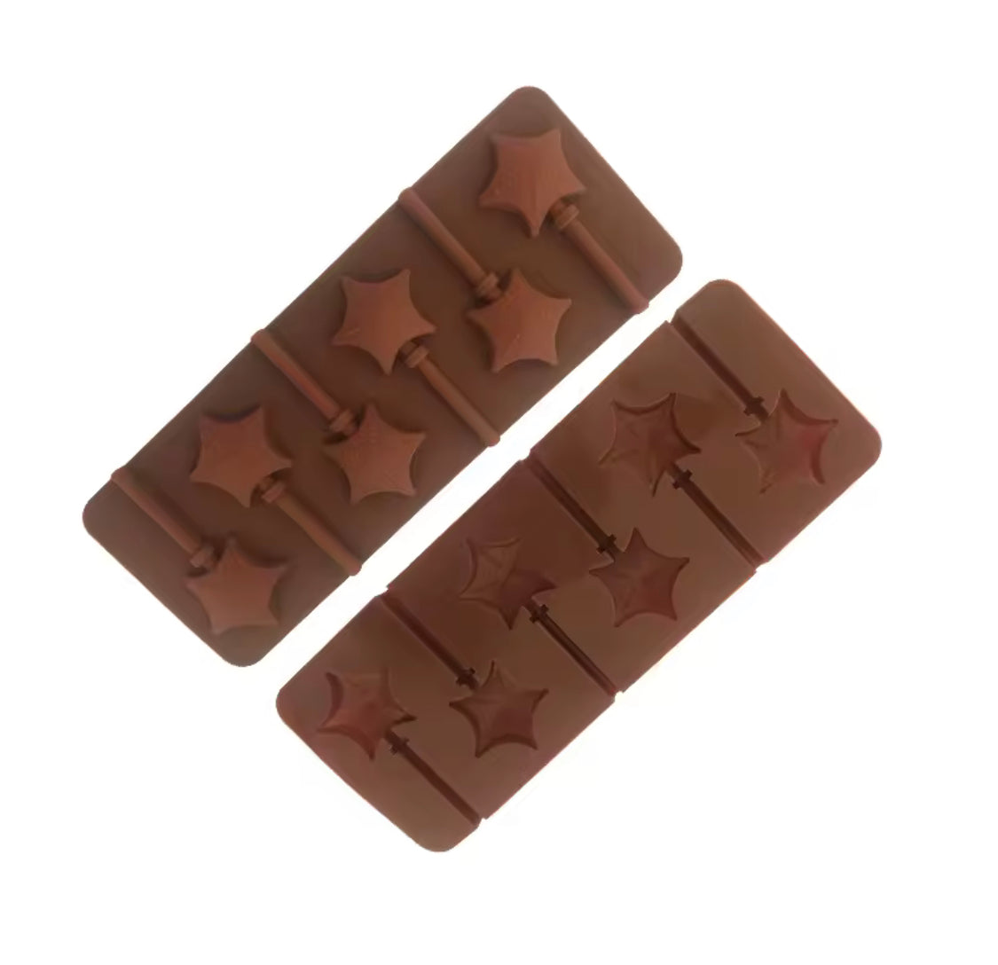 Silicone Lollipops Mold, Chocolate Candy Stick Mold, Reusable Ice Lolly Mold, Cute Silicone Jelly Ice Mold