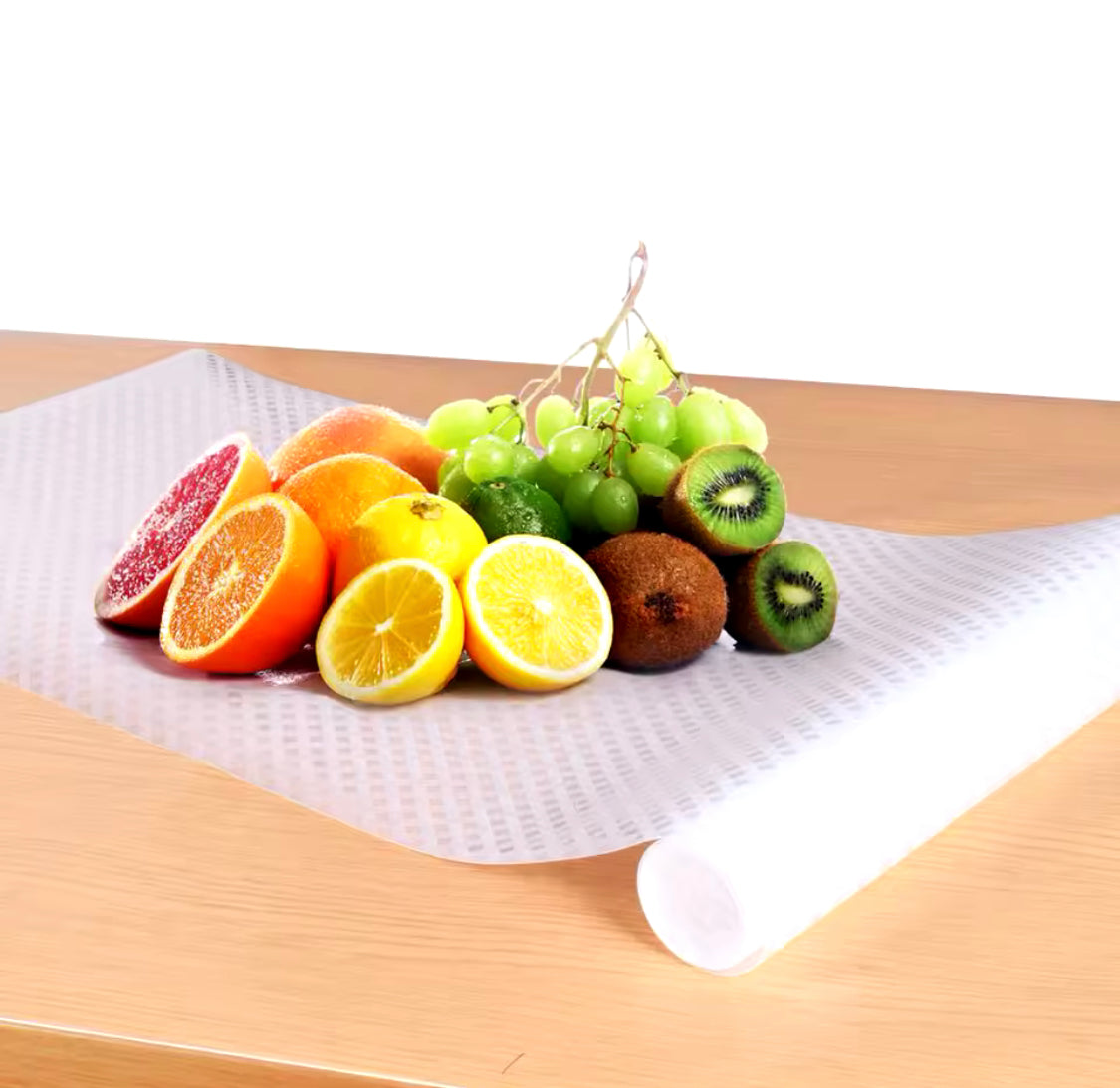 Kitchen Cabinets Shelf Liners, Waterproof Refrigerator Liners, Washable Liners for Home Kitchen