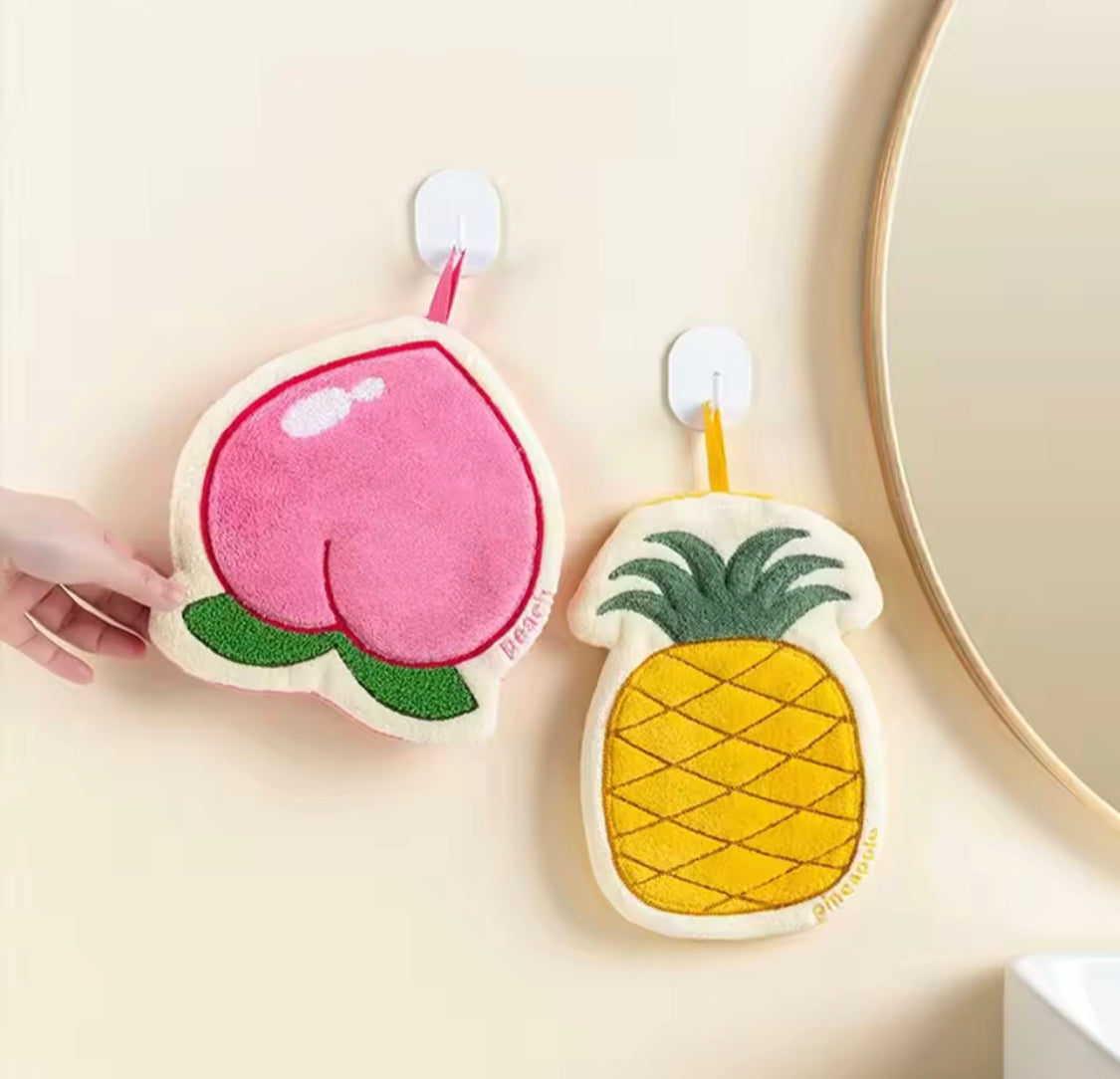Kitchen Fruit Hand Towel, Quick Drying Kitchen Wiping Towel, Kitchen Cleaning Towel, Kitchen Accessories