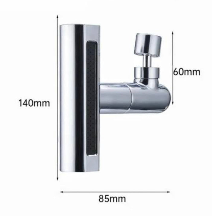 Universal Kitchen Waterfall Faucet, 4-Mode Nozzle for Kitchen Sink, Waterfall Faucet Extender