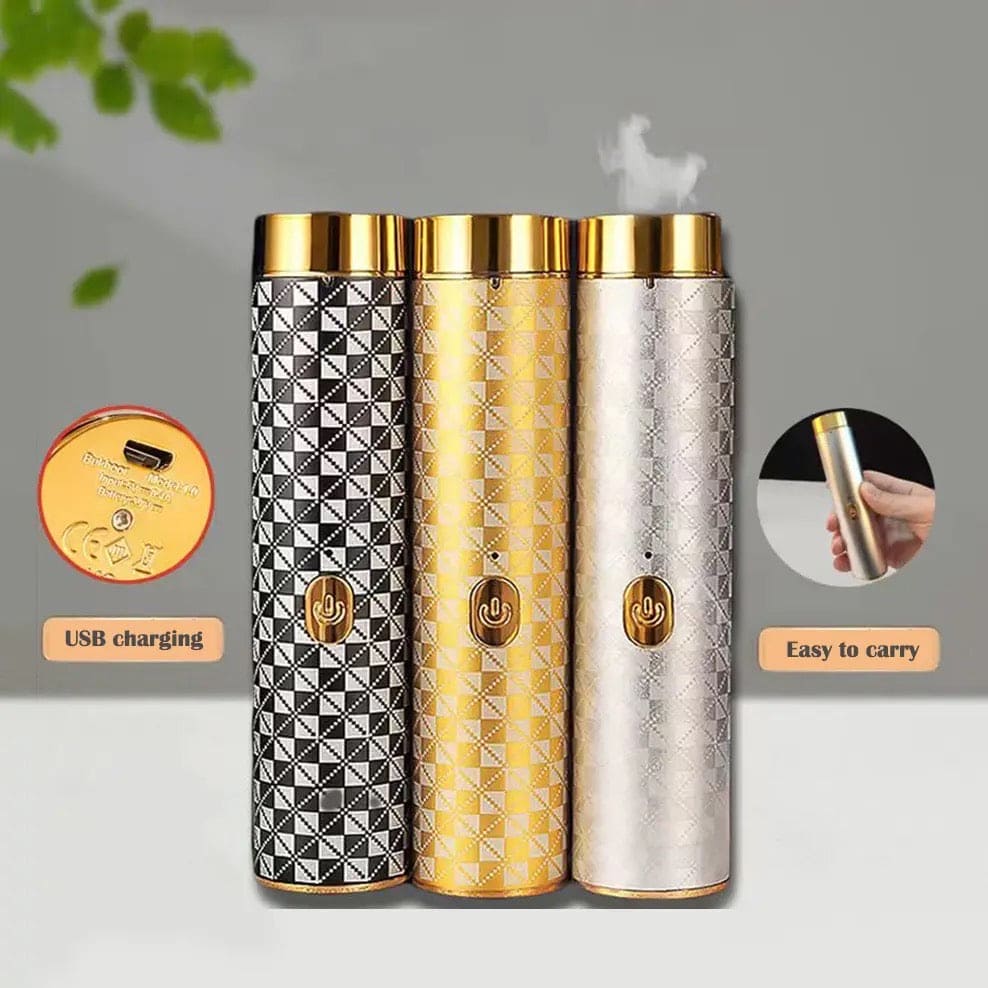 Mini Electronic Incense Burner, Portable Pencil Burner, Rechargeable USB Aroma Diffuser, Car Bakhoor Burner, Arabic Incense Holder, Muslim Portable Air Freshener, Home Clothing Hand-Held Incense Burner, Multifunctional Aroma Diffuser