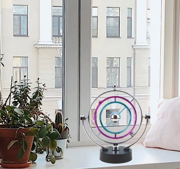 Colour Desktop Orbital, Table Decor Orbital Revolving Gadget, Ball Magnetic Galaxy Art Desktop Orbital