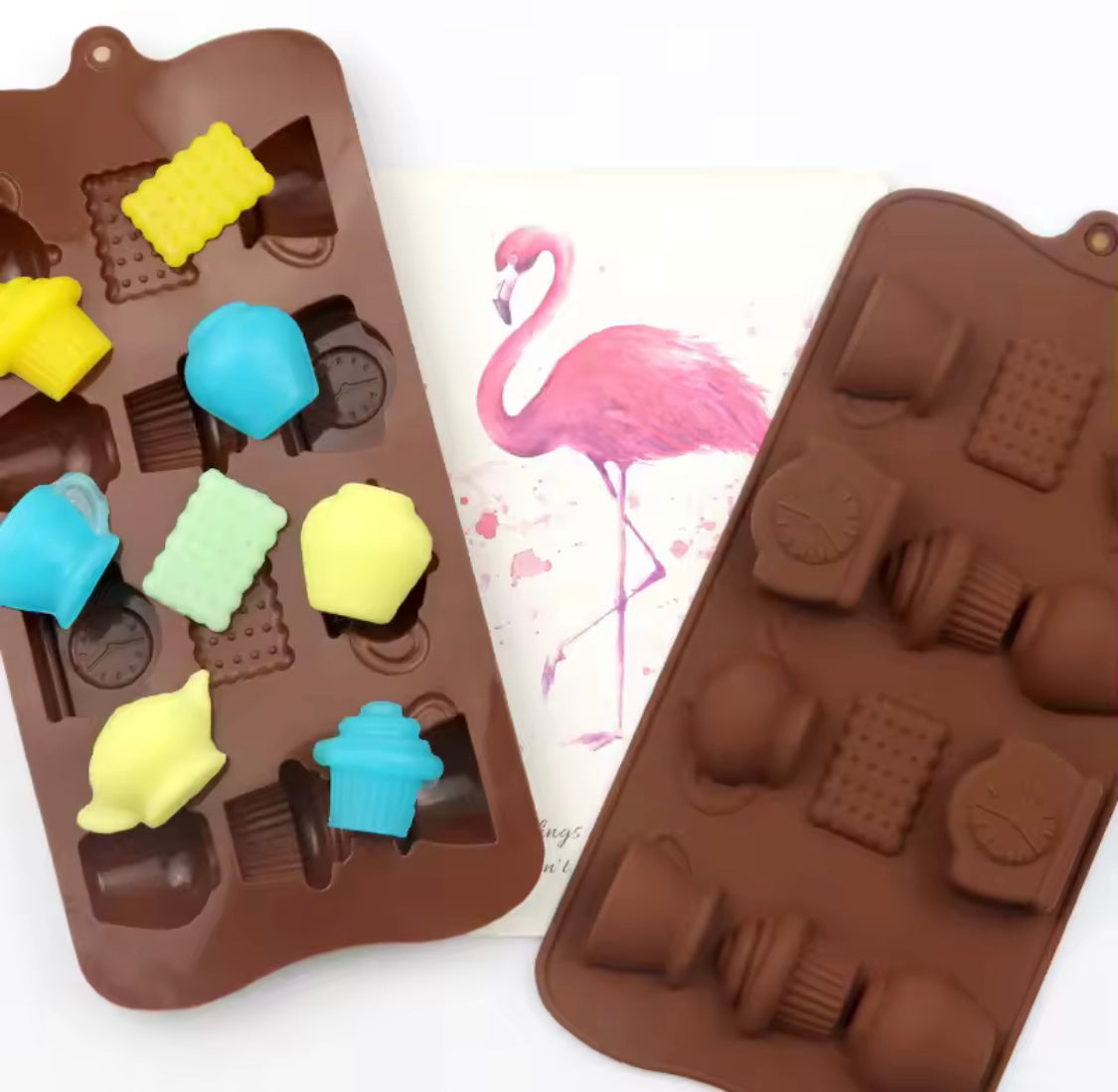 Silicone Chocolate Candy Molds, Fondant Patisserie Candy Bar Mold, Non Stick Cake Decoration Mold