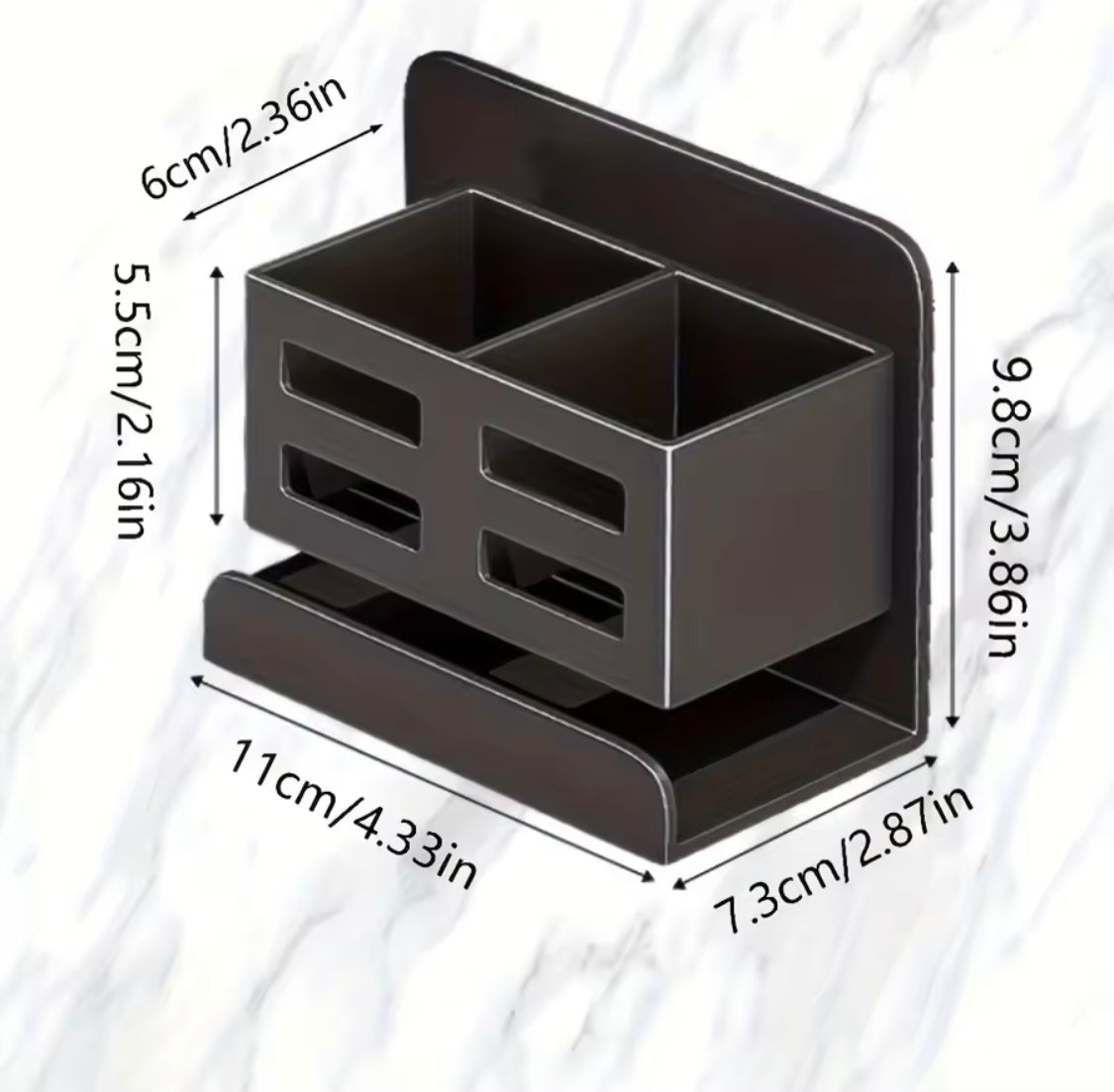 Multifunctional Hanging Bathroom Rack, Plastic Bathroom Accessories Organizer, Vanity Holder Storage Rack