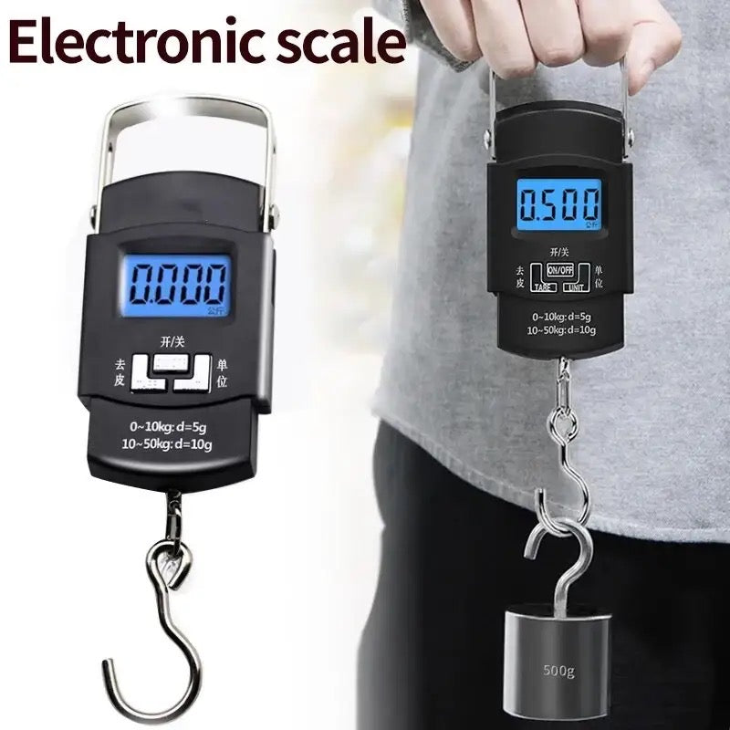 Pocket Digital Hanging Scale, Electronic Led Weighing Scale, Fish Weighing Scales, Precision Digital Scale, Multifunctional Luggage Hanging Hook Scales