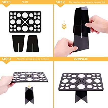 26 Holes Makeup Brush Stand, Drying Brushes Shelf, Tree Tower Makeup Brush Holder, Multifunctional Display Stand, Wash Makeup Brush Holder, Makeup Brush Set Dryer Plate