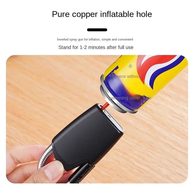 Long Flexible Neck Lighter, Unusual 360° Cigarette Cigar Torch Lighter, Portable Windproof Butane Gas Lighter, Windproof Straight Flush Spray Lighter, Folding Flexible Tube Direct Charge Lighter, Convenient Folding Candle Lighter