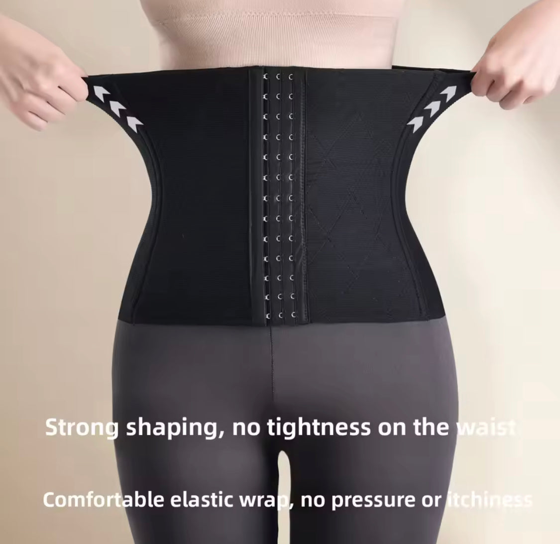 Body Sculpt Compression Belt, Adjustable Tummy Control Waist Shaper, Waist Trainer Corset Belt