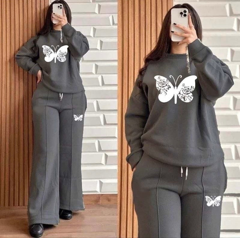 2pcs Baggy Style Women Winter Track Suit