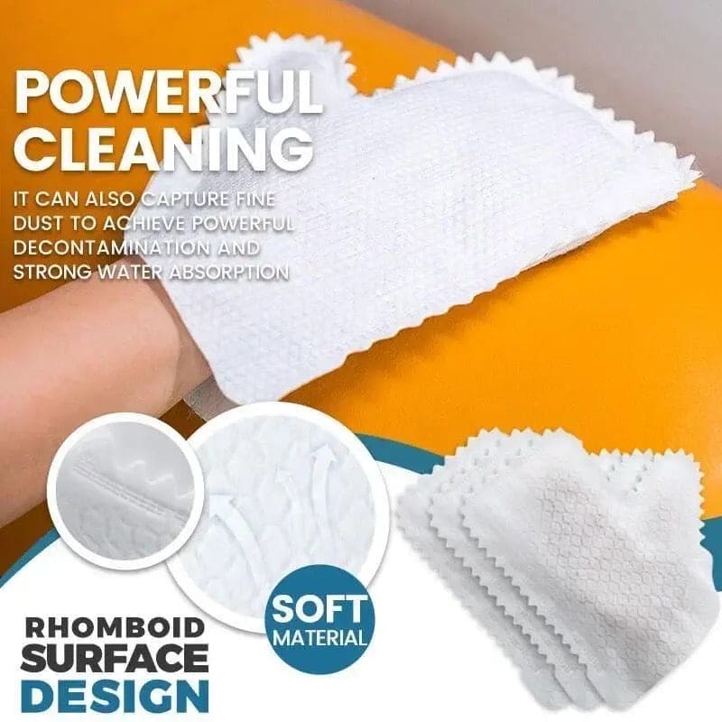 Set Of 10 Household Cleaning Gloves, Multifunctional Lazy Rags Gloves, Fish Scale Cleaning Duster Gloves, Multipurpose Kitchen Bathroom Household Cleaning Duster, Wet and Dry Dual-use Cloth, Reusable Non Woven Rag